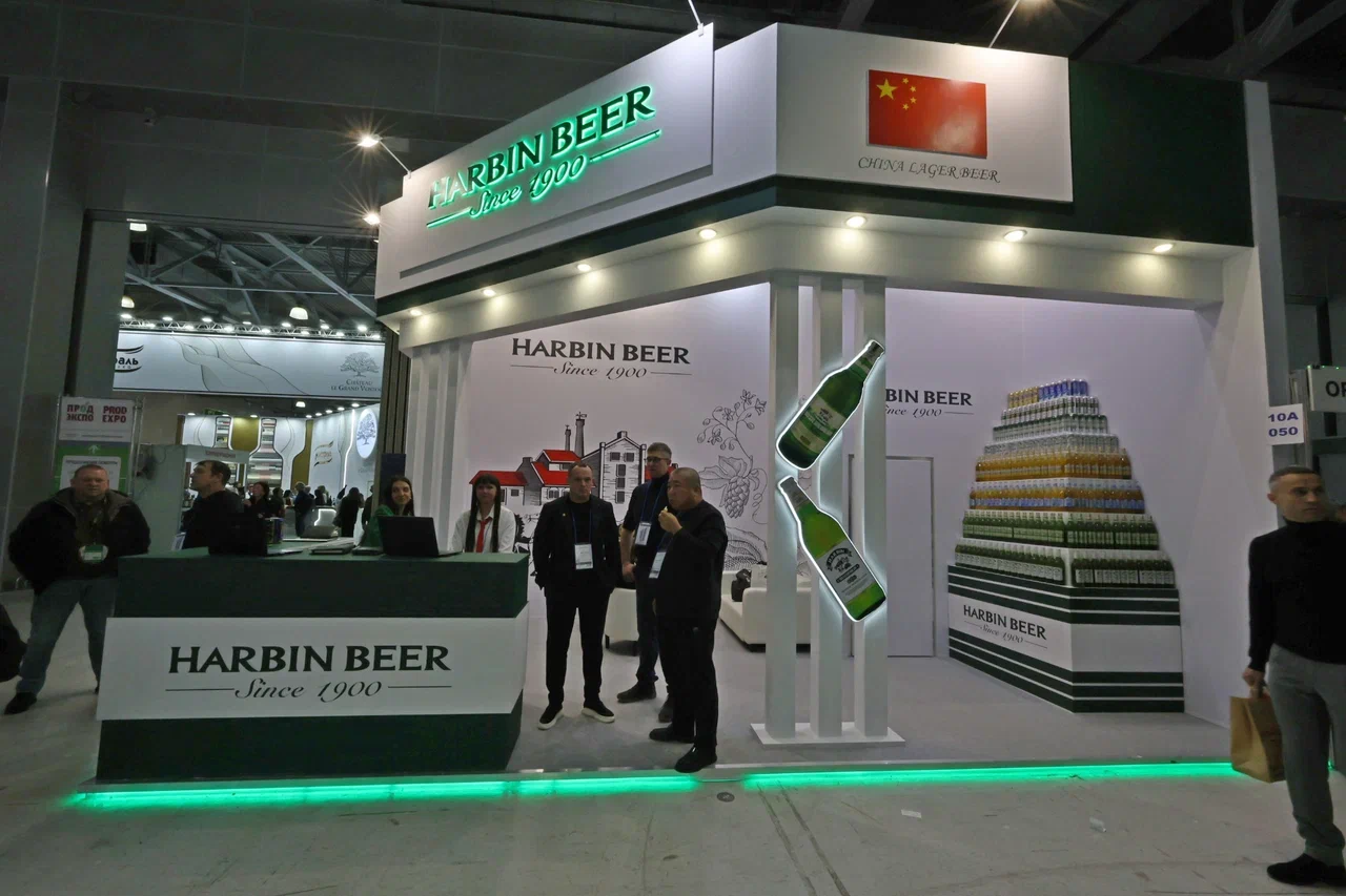 Стенд Восток Эко Harbin Beer площадью 28 м² на выставке Продэкспо-2026